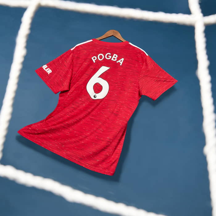 2020-21 Manchester United Maillot Domicile Pogba #6 - 8/10 - (S)