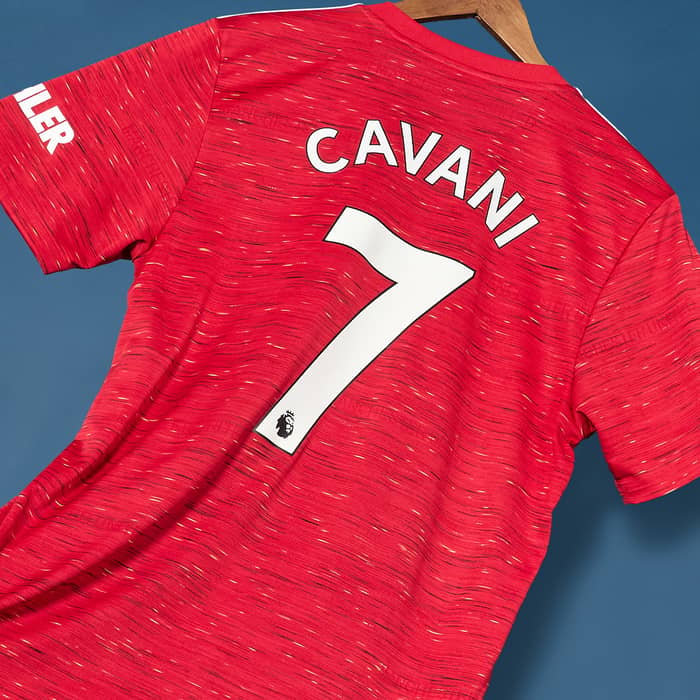 2020-21 Manchester United Maillot Domicile Cavani #7
