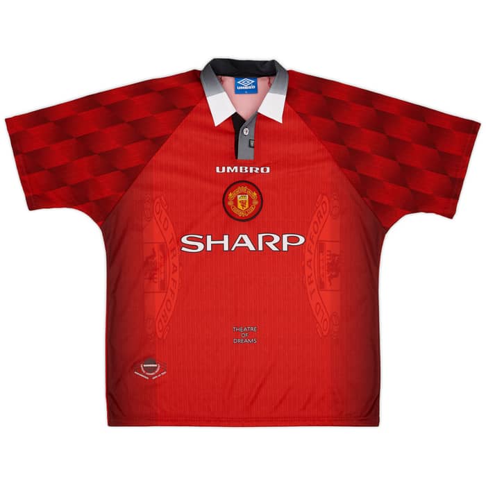 1996-98 Manchester United Home Shirt Beckham #10