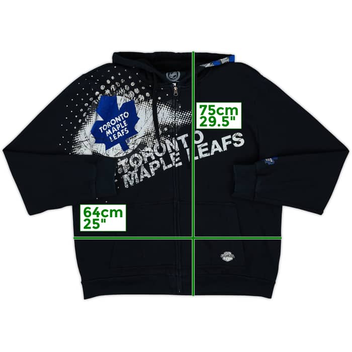 2010s Toronto Maple Leafs NHL Full-Zip Hooded Sweat Top - 8/10 - (XL)