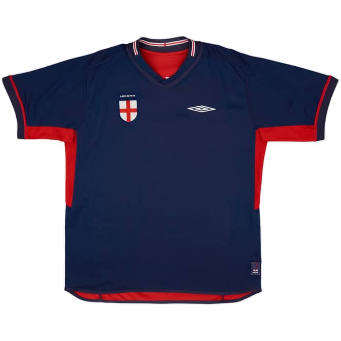2002-04 Inglaterra Camiseta de visitante Beckham #7 - 5/10 - (XL)