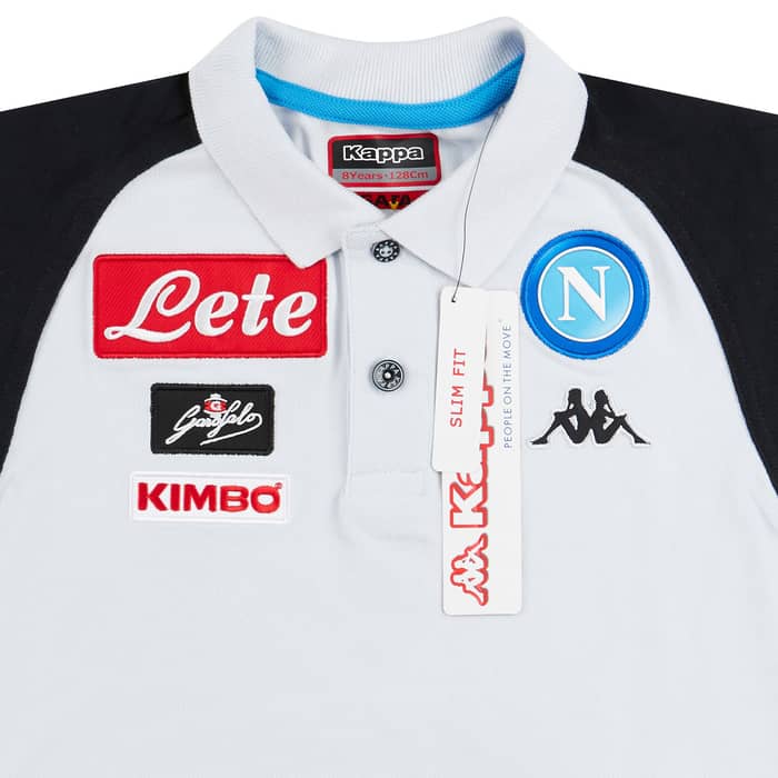 2017-18 Napoli Kappa Leisure Polo Shirt - NEW - (KIDS)