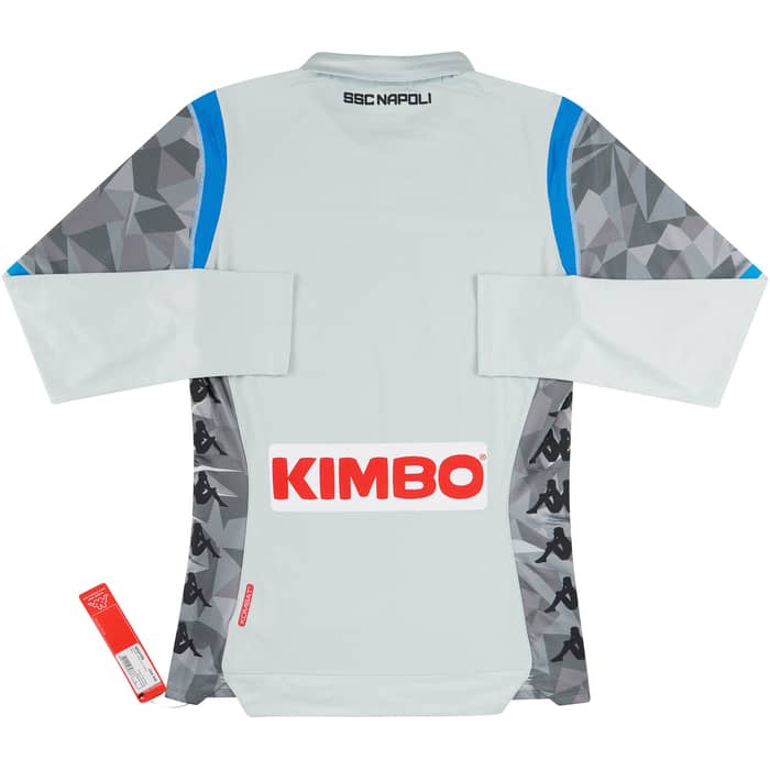 2018-19 Napoli Authentic Third L/S Shirt - NEW