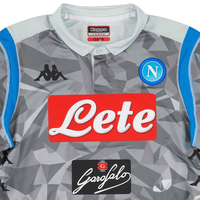 2018-19 Napoli Authentic Third L/S Shirt - NEW