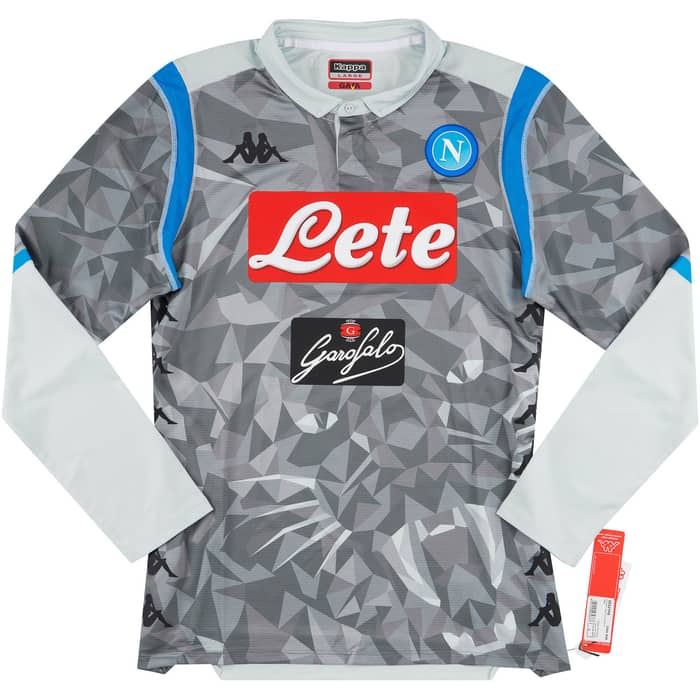 2018-19 Napoli Authentic Third L/S Shirt - NEW