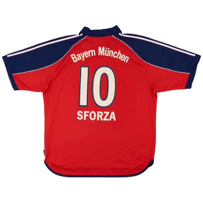 1999-01 Bayern Munich Home Shirt Sforza #10 - 6/10 - (XL)