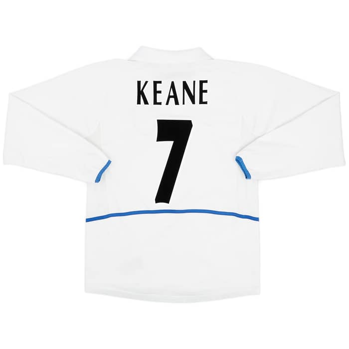 2002-03 Leeds United Home L/S Shirt Keane #7 - 7/10 - (S)