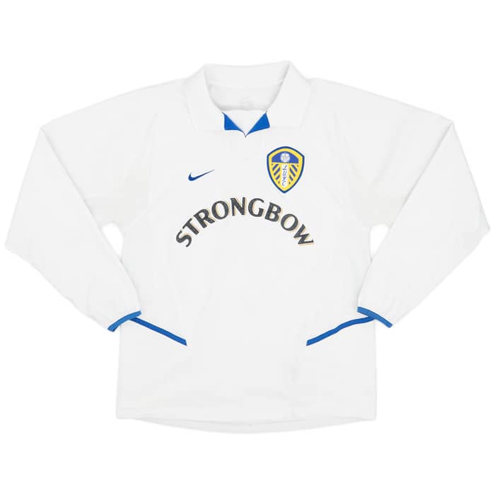 2002-03 Leeds United Home L/S Shirt Keane #7 - 7/10 - (S)