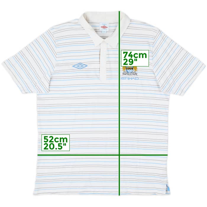 2012-13 Manchester City Umbro Polo Shirt - 8/10 - (XL)