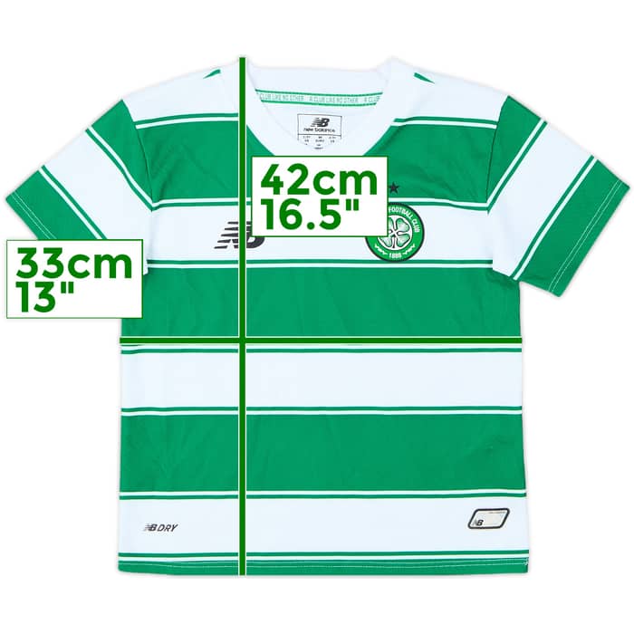 2015-16 Celtic Home Shirt - 9/10 - (2-3 Years)