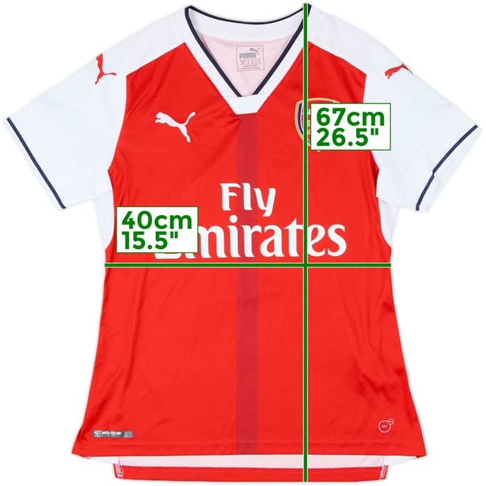2016-17 Arsenal Home Shirt - 9/10 - (Women's M)
