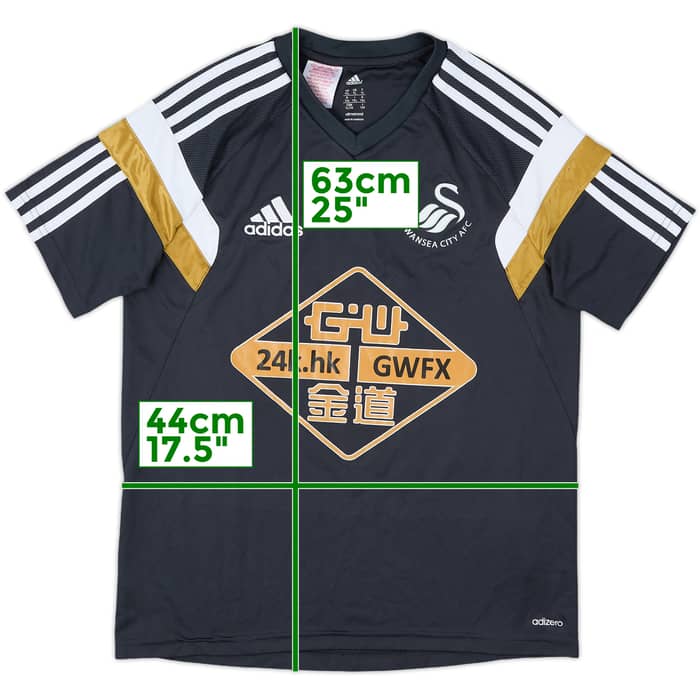 2014-15 Swansea adidas Training Shirt - 7/10 - (XL.Boys)