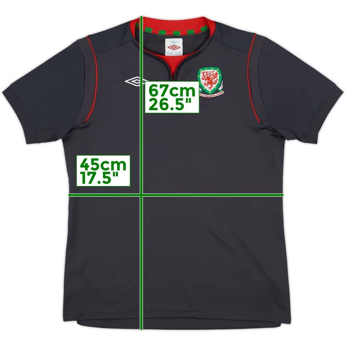 2011-12 Wales Away Shirt - 8/10 - (XL.Boys)
