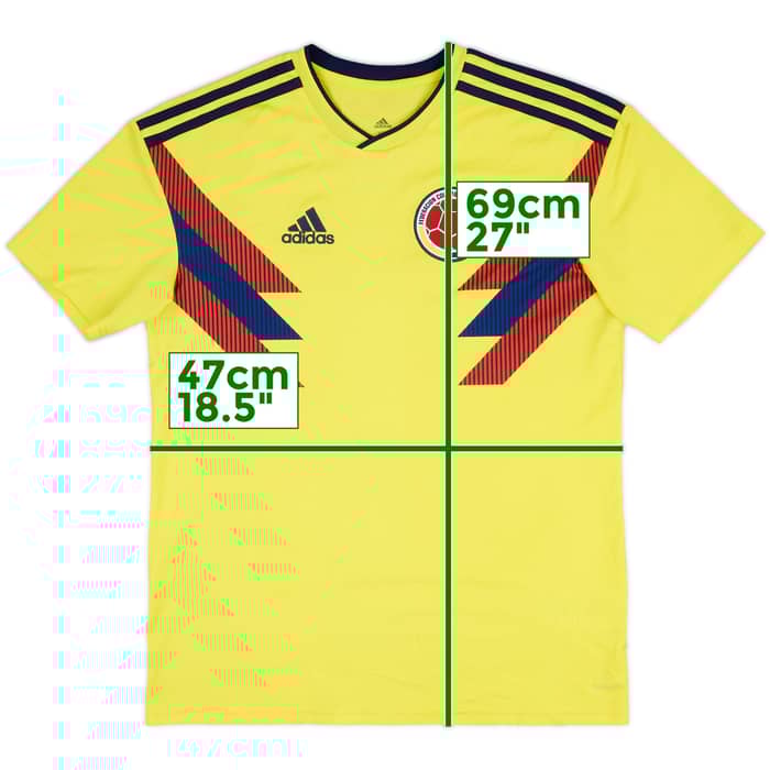2018-19 Colombia Home Shirt - 9/10 - (XL.Boys)