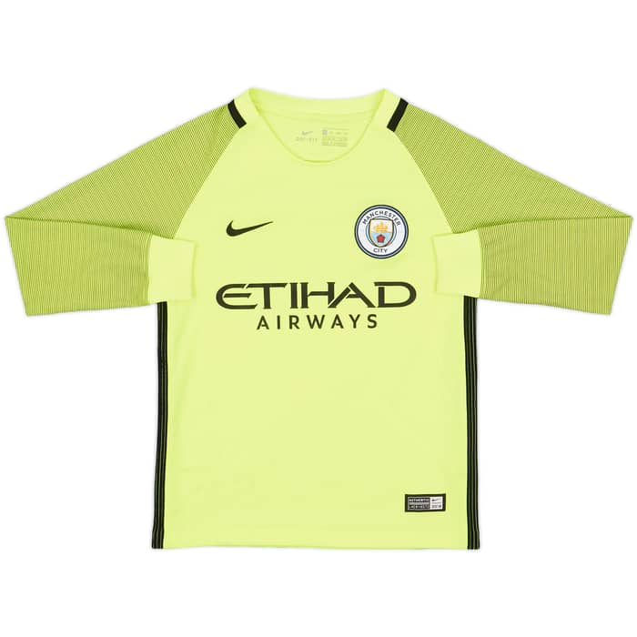 2016-17 Manchester City GK Shirt - 8/10 - (6-8 Years)