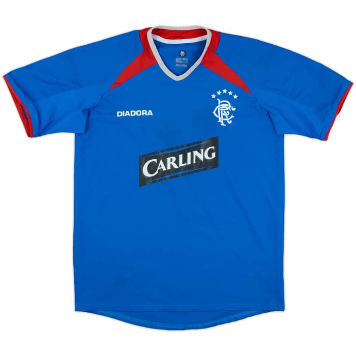 2003-05 Rangers Home Shirt - 7/10 - (M.Boys)
