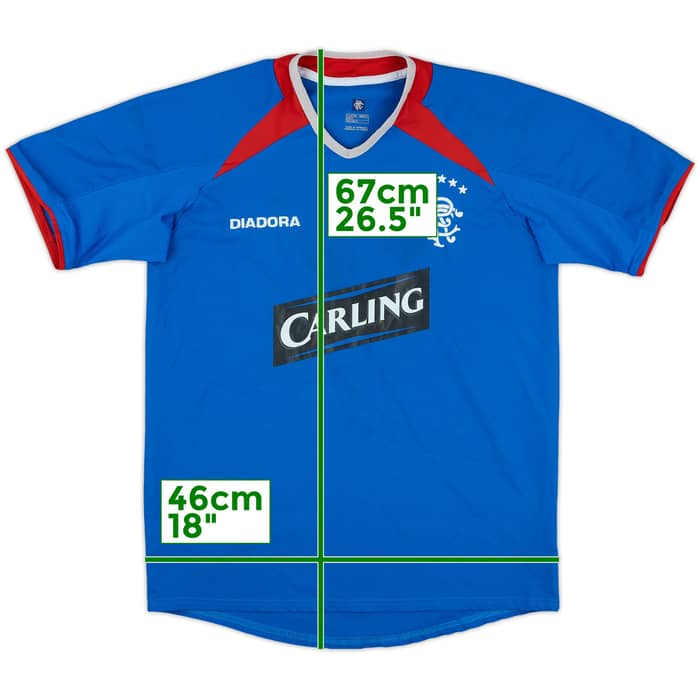 2003-05 Rangers Home Shirt - 7/10 - (M.Boys)