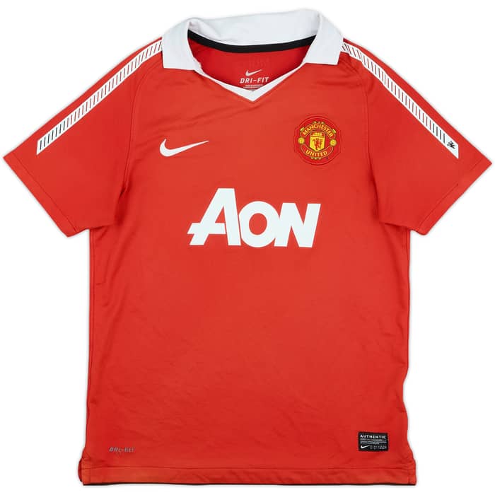2010-11 Manchester United Home Shirt - 5/10 - (M.Boys)