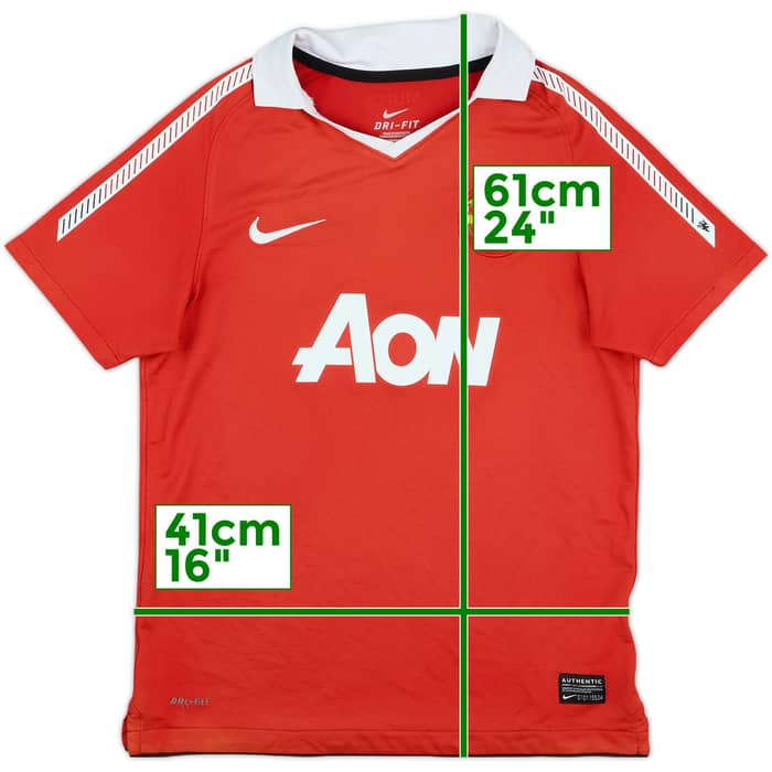 2010-11 Manchester United Home Shirt - 5/10 - (M.Boys)