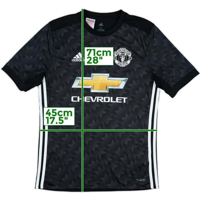 2017-18 Manchester United Away Shirt - 10/10 - (XL.Boys)