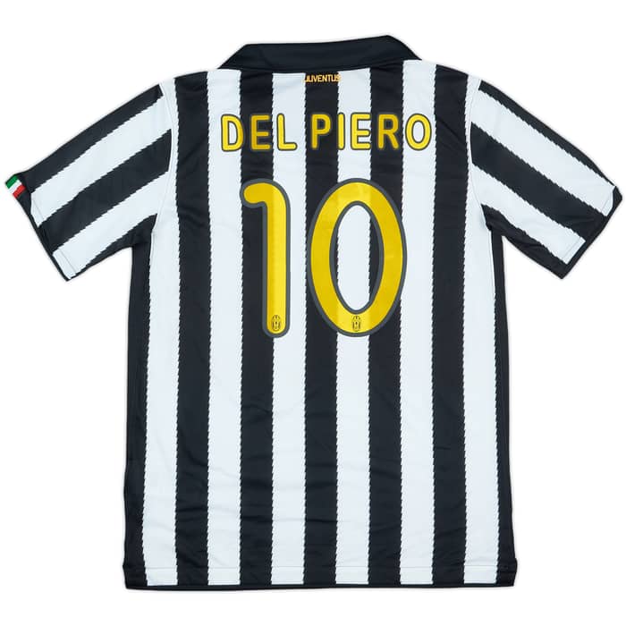 2010-11 Juventus Home Shirt Del Piero #10 - 10/10 - (XL.Boys)