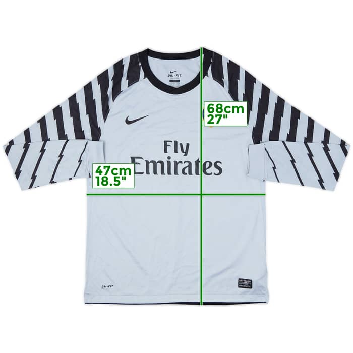 2010-11 Arsenal Grey GK Shirt - 6/10 - (XL.Boys)