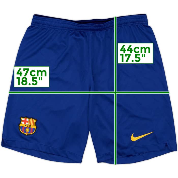 2019-20 Barcelona Home Shorts - 9/10 - (S)