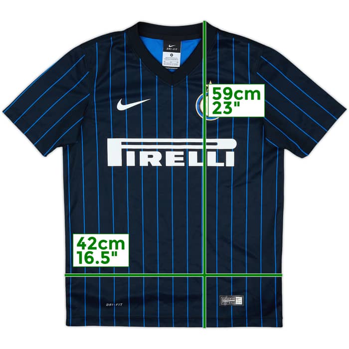 2014-15 Inter Milan Basic Home Shirt - 7/10 - (M.Boys)