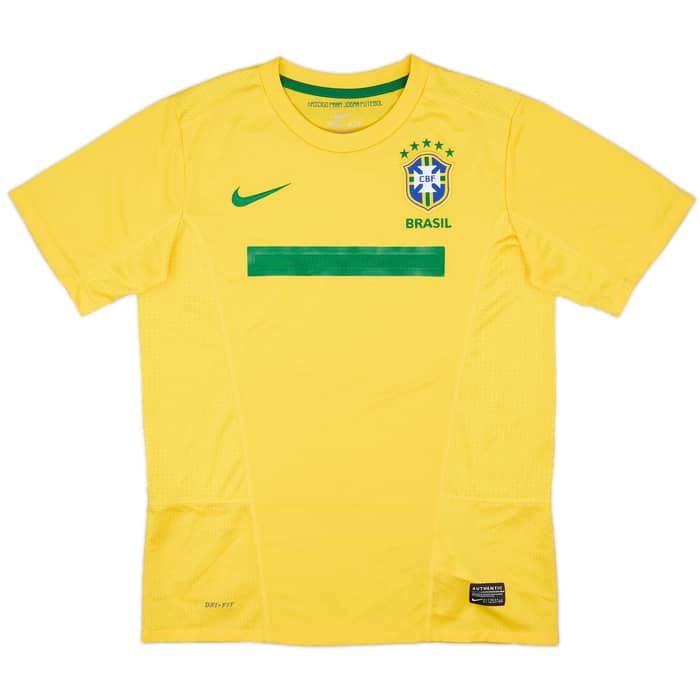2011 Brazil Home Shirt - 8/10 - (L.Boys)