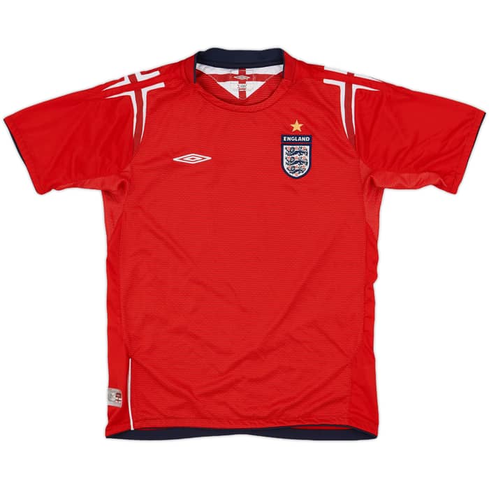 2006-08 England Away Shirt Blondie - 8/10 - (L.Boys)