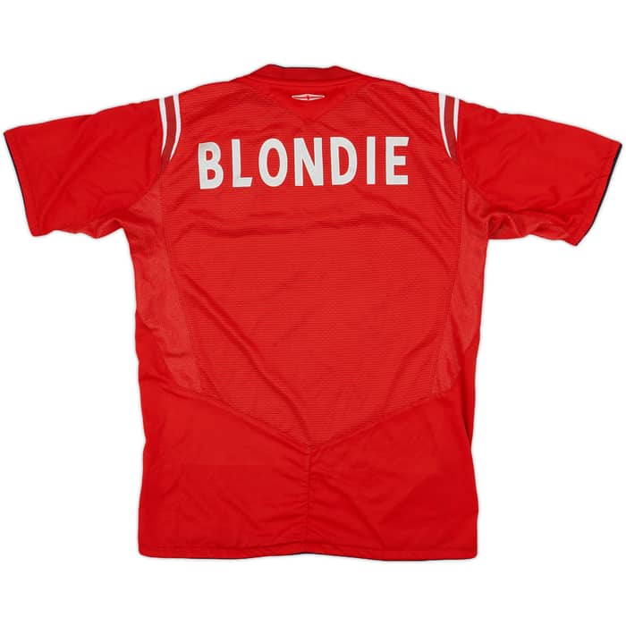 2006-08 England Away Shirt Blondie - 8/10 - (L.Boys)
