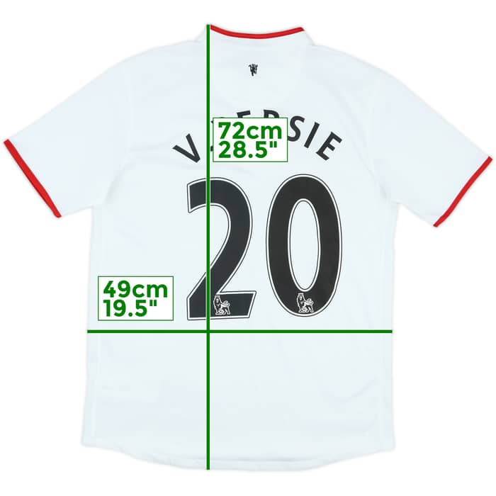 2012-14 Manchester United Away Shirt v.Persie #20 - 8/10 - (Women's XL)