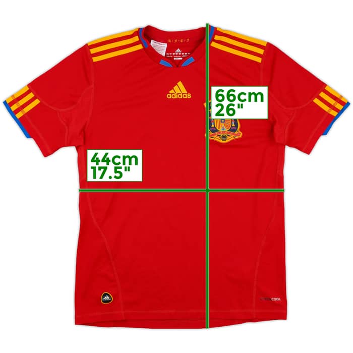 2009-10 Spain Home Shirt - 10/10 - (L.Boys)