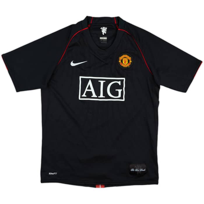 2007-08 Manchester United Away Shirt - 7/10 - (XL.Boys)