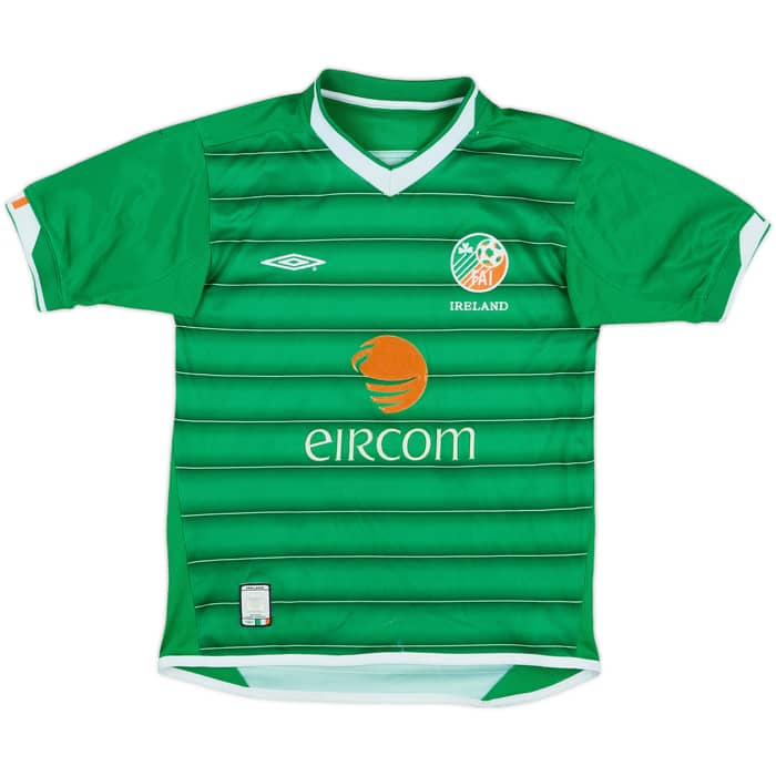 2003-04 Ireland Home Shirt - 5/10 - (XL.Boys)