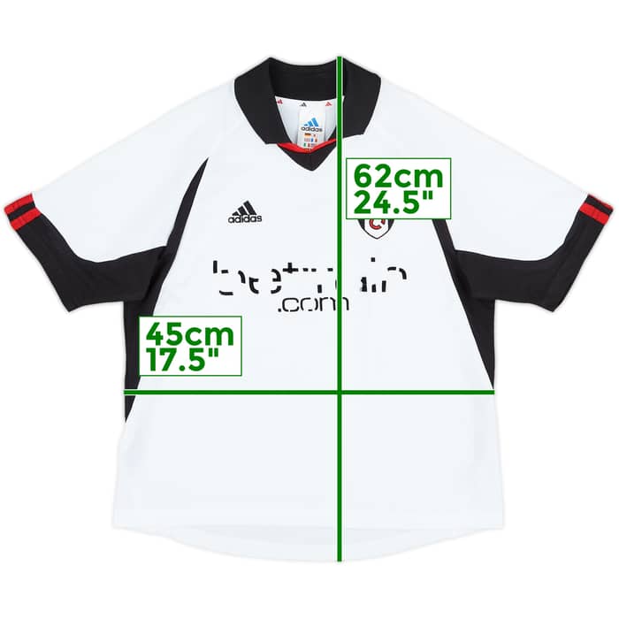 2002-03 Fulham Home Shirt - 4/10 - (L.Boys)