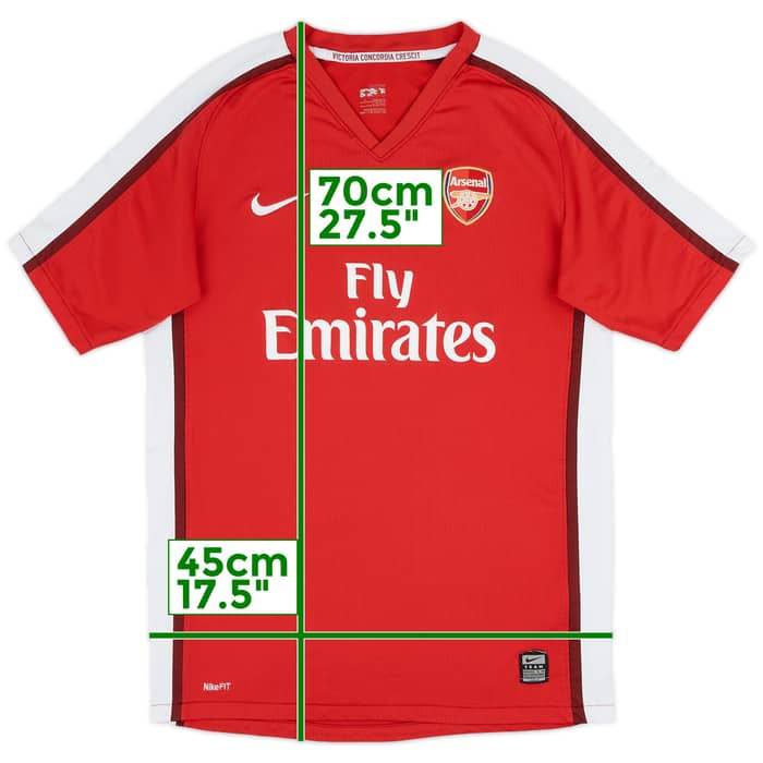 2008-10 Arsenal Home Shirt - 7/10 - (XL.Boys)