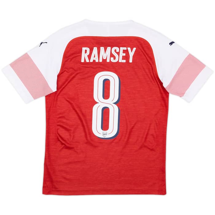 2018-19 Arsenal Home Shirt Ramsey #8 - 8/10 - (S)