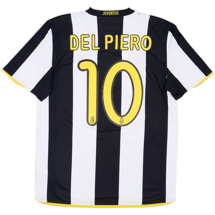 2009-10 Juventus Home Shirt Del Piero #10 - 7/10 - (M)