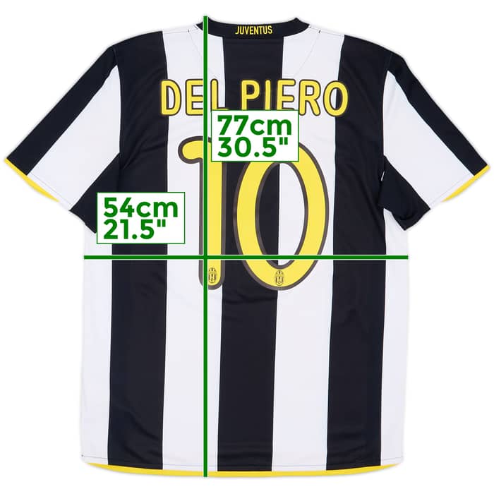 2009-10 Juventus Home Shirt Del Piero #10 - 7/10 - (M)