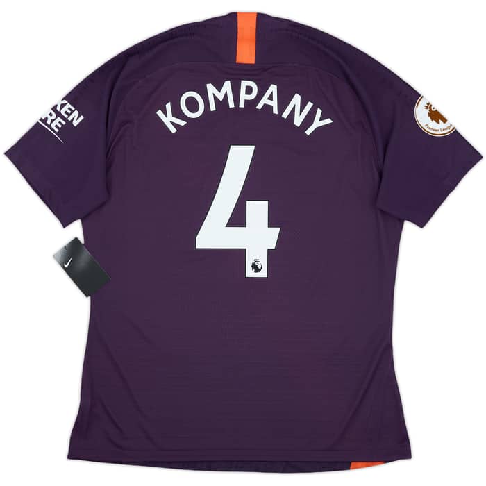 2018-19 Manchester City Authentic Third Shirt Kompany #4 (XL)