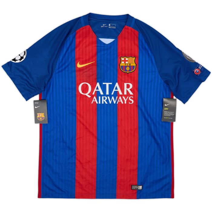 2016-17 Barcelona Home Shirt Denis Suarez #6 (L)