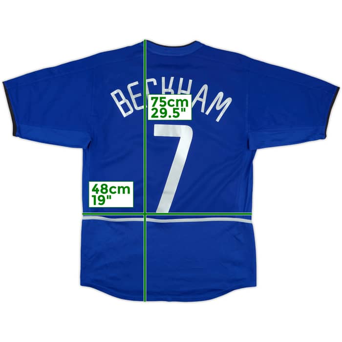 2002-03 Manchester United Third Shirt Beckham #7 - 4/10 - (S)