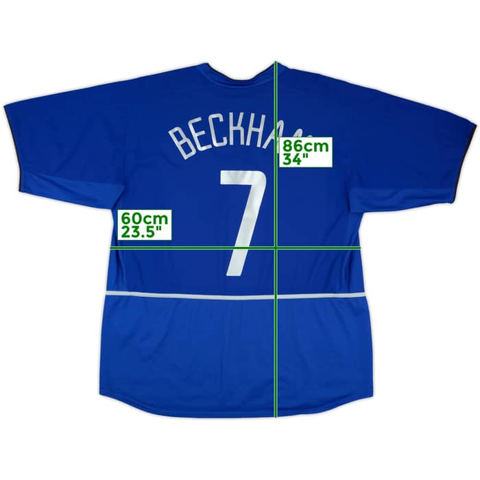 2002-03 Manchester United Third Shirt Beckham #7 - 6/10 - (XXL)