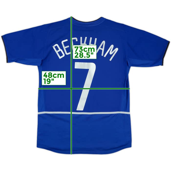 2002-03 Manchester United Third Shirt Beckham #7 - 5/10 - (M)
