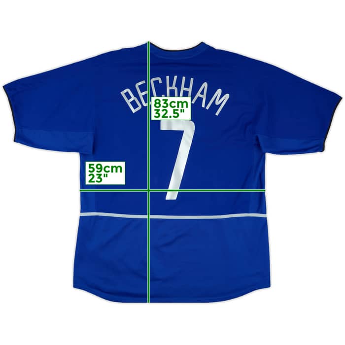 2002-03 Manchester United Third Shirt Beckham #7 - 6/10 - (XL)