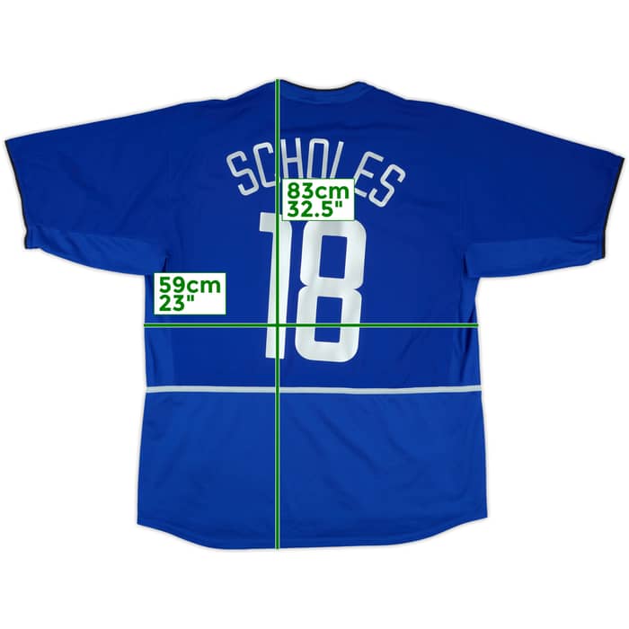 2002-03 Manchester United Third Shirt Scholes #18 - 5/10 - (XL)