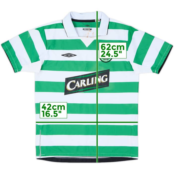2004-05 Celtic Home Shirt - 4/10 - (M.Boys)