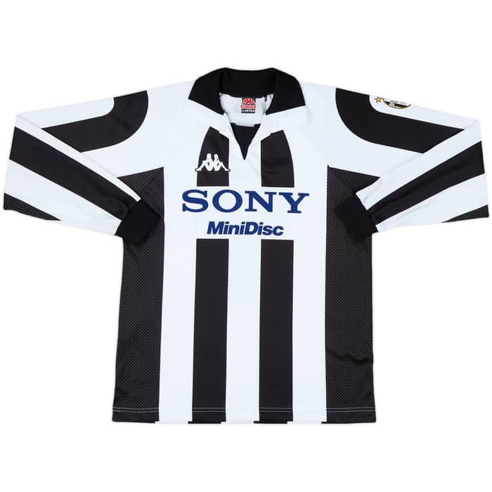 1997-98 Juventus Basic Centenary Home L/S Shirt - 7/10 - (XL.Boys)