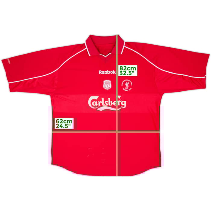 2000-02 Liverpool 'Worthington Cup Final' Home Shirt - 5/10 - (L)